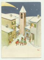 BUON NATALE ILLUSTRATA MALLI  - VIAGGIATA FG - Andere & Zonder Classificatie