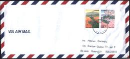 Mailed Cover With Stamps Views  From Japan - Storia Postale
