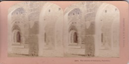 STEREO PHOTO  KILBURN YEAR 1899 / PALESTINE / THE STABLES OF SOLOMON - Palestine