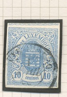 6.  10c Bleu Oblitéré Cote 30-€.  INCROYABLEMENT BEAU - 1859-1880 Armoiries