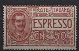 REGNO 1917 POSTA AEREA 50 C. ** MNH - Poste Aérienne