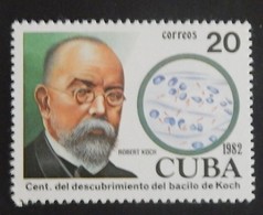 CUBA YT 2376 NEUF(*) "ROBERT KOCH" ANNÉE 1982 - Unused Stamps