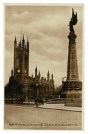 Ref 1363 - Early Postcard - Memorial & St Thomas' Church - Newcastle On Tyne - Northumberland - Newcastle-upon-Tyne