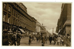 Ref 1363 - Early Postcard - Grainger Street - Newcastle On Tyne Northumbria Northumberland - Newcastle-upon-Tyne