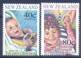 1996. New Zealand, Children's Health, 2v, Mint/** - Unused Stamps
