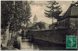 CPA PAMPELONNE (81): Les Fossés - Pampelonne