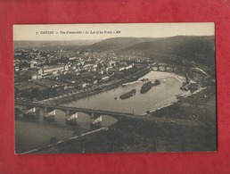 CPA -  Cahors -  Vue D'ensemble - Le Lot Et Les Ponts - Cahors
