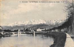 Grenoble         38          Le Fort Rabot Et Les Quais . Au Recto Invitation           (Voir Scan) - Grenoble