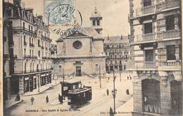 Grenoble         38        Rue Poutat Et Eglise Saint Louis           (Voir Scan) - Grenoble