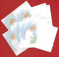 12 Cartes De Table Pour Communion - Comunioni