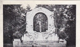 AK Wien - Stadtpark - Johann Strauss-Denkmal -. Werbestempel Kunststadt Wien Alpenwelt - 1928 (50343) - Ringstrasse