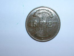 ALEMANIA 1 REICHPFENNIG 1927 D (1119) - 1 Renten- & 1 Reichspfennig
