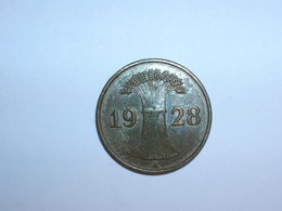 ALEMANIA 1 REICHPFENNIG 1928 A (1123) - 1 Renten- & 1 Reichspfennig