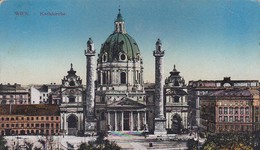 AK Wien - Karlskirche - 1916 (50352) - Chiese