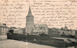 Anthisnes L'église Circulé En 1913 - Anthisnes