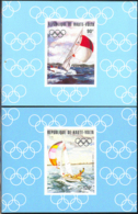 UPPER VOLTA (1983) Sailboat Races. Set Of 4 Imperforate Minisheets. Scott Nos C278-81, Yvert Nos PA241-4. - Haute-Volta (1958-1984)