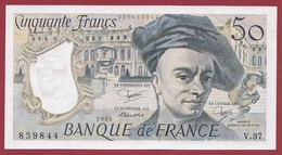 50 Francs "Quentin De La Tour " ---1984-----AU -UNC/SPL---ALPH .V.37---AUCUN TROU D EPINGLE  -BILLET MAGNIFIQUE - 50 F 1976-1992 ''Quentin De La Tour''