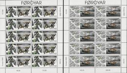 FEROE ISLANDS /FAROE /FARÖER / FØROYAR - EUROPA 2020 -" ANCIENT POSTAL ROUTES" - TWO SHEETS Of 10  STAMPS MINT - 2020