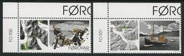 FEROE ISLANDS /FAROE /FARÖER / FØROYAR - EUROPA 2020 -"ANTIGUAS RUTAS POSTALES - ANCIENT POSTAL ROUTES".- SERIE 2 V - CH - 2020