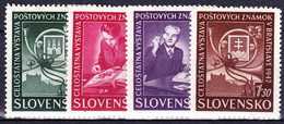 Slovaquie 1942 Mi  98-101 (Yv 70-3), MNH)** - Ungebraucht