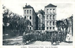 N°71341 Bis -cpa Le Havre -pensionnat Saint Roch- Cour De Récréation- - Square Saint-Roch