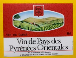 14337 -  Vin De Pays Ders Pyrénées Orientales - Andere & Zonder Classificatie