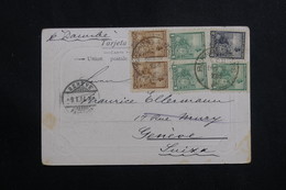 ARGENTINE - Affranchissement Plaisant De Buenos Aires Sur Carte Postale En 1904 Pour La Suisse - L 61169 - Brieven En Documenten