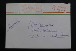 CÔTE D'IVOIRE - Enveloppe En Recommandé De Treichville Pour La France En 1974, Affranchissement Distributeur - L 61193 - Côte D'Ivoire (1960-...)