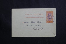 TOGO - Entier Postal Surchargé Occupation Franco / Anglaise De Atakpame En 1918 Pour Paris - L 61209 - Storia Postale