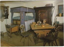 Schlüchtern: Bauernstube Mit Brautbett 1880, Bauernschrank 1803 - 'Bergwinkelmuseum', Heimatmuseum - Schluechtern
