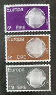 IRLANDE   Europa 1970   N° Y&T  241 à 243  ** - Neufs