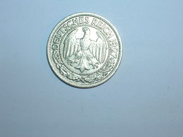ALEMANIA 50 RENTENPFENNIG 1927 F (1246) - 50 Renten- & 50 Reichspfennig