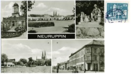 NEURUPPIN  BRANDERBURG  Multiview  DDR Briefmarke - Neuruppin