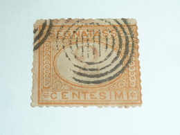TIMBRE D' ITALIE TAXE N°4  - 1870 - OBLITERE (CB) - Postage Due