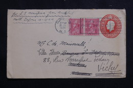 NOUVELLE ZÉLANDE - Entier Postal + Compléments De Dunedin Pour La France En 1934 Par Bateau " S/S Mariposa " - L 61273 - Postwaardestukken