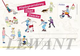 POLAND Postcard 2020.06.01. Cp 1891 International Children's Day - Children's Games - Stamped Stationery