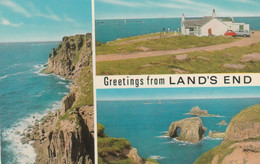 Postcard - Lands End Three Views  Card No.1430501 Posted  23rd June 1973 Very Good - Land's End