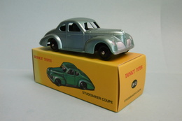 Dinky Toys / Atlas - STUDEBAKER COUPE Turquoise Métallisé Roues Noires Réf. 24O NBO Neuf 1/43 - Dinky