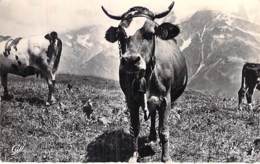 73 - SAVOIE : Vaches Dans Les Alpages ( Bon Premier Plan ) Jolie CPSM Dentelée Noir Blanc Format CPA - - Autres & Non Classés