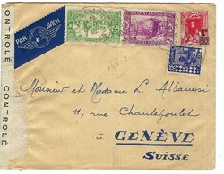 ALGERIE 1940: LSC Censurée De Sidi-Bel-Abbès Pour La Suisse - Covers & Documents
