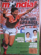 Revue Mondial N°100 (juillet 1988) Euro 88 - Marseille - Poster Equipe France Espoirs - Sport