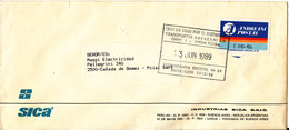 Argentina Domestic Cover Sent 5-9-1989 - Cartas & Documentos