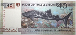 Djibouti - 40 Francs - 2017 - PICK 46a - NEUF - Gibuti