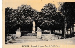 Delcampe - LECTOURE ,PROMENADE DU BASTION -STATUE DU MARECHAL LANNES  REF 66053 - Lectoure