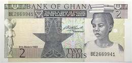 Ghana - 2 Cedis - 1982 - PICK 18d - NEUF - Ghana