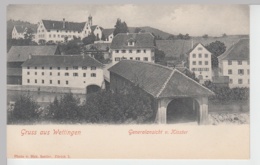 (97510) AK Gruß Aus Wettingen, Kloster, Bis Um 1905 - Wettingen