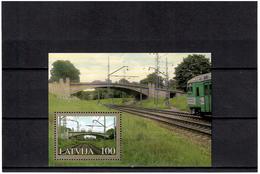 Latvia  2005 .Bridge, Railway. S/S: 100.    Michel #  BL 20 - Lettonie