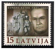 Latvia  2005 . G.Astra - The Champion Of Liberty. 1v: 15.    Michel #  646 - Lettland