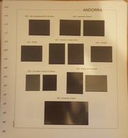 Andorra Española. Hoja EUROFIL ANDORRA 02-1 Con Filoestuches En Negro 2002 - Andere & Zonder Classificatie