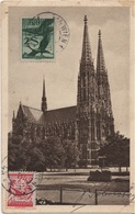 AUTRICHE CARTE POSTALE EN POSTE AERIENNE OBLITEREE VIENNE LE 16 9 1925 DE VIENNE POUR LA FRANCE - Covers & Documents
